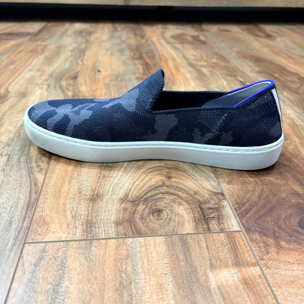 Rothy's The Original Slip-On Flats – Women's Size 9 – Blue & Gray Camo – Comfort - Picture 4 of 9